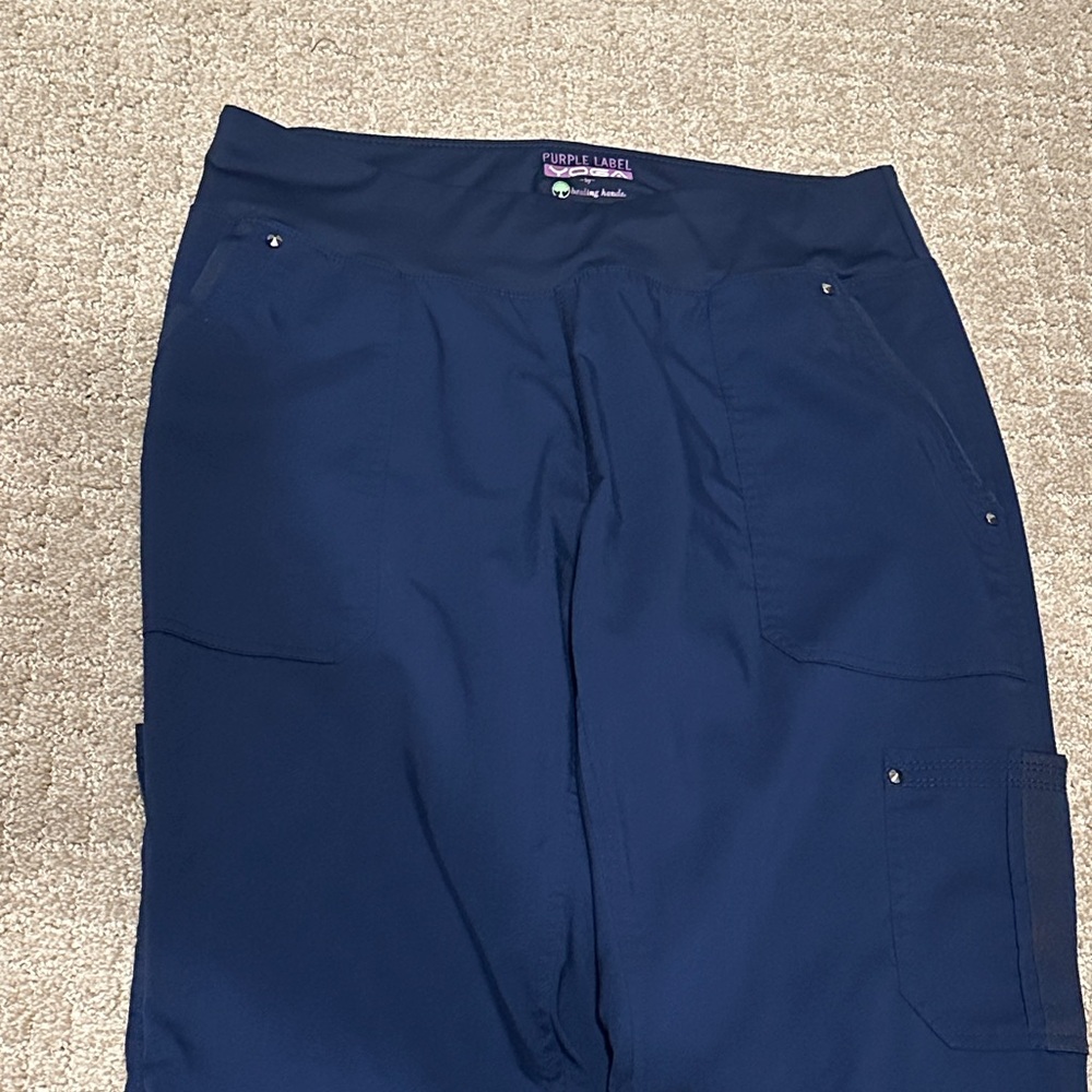 Navy Women's Utility Scrub Pants